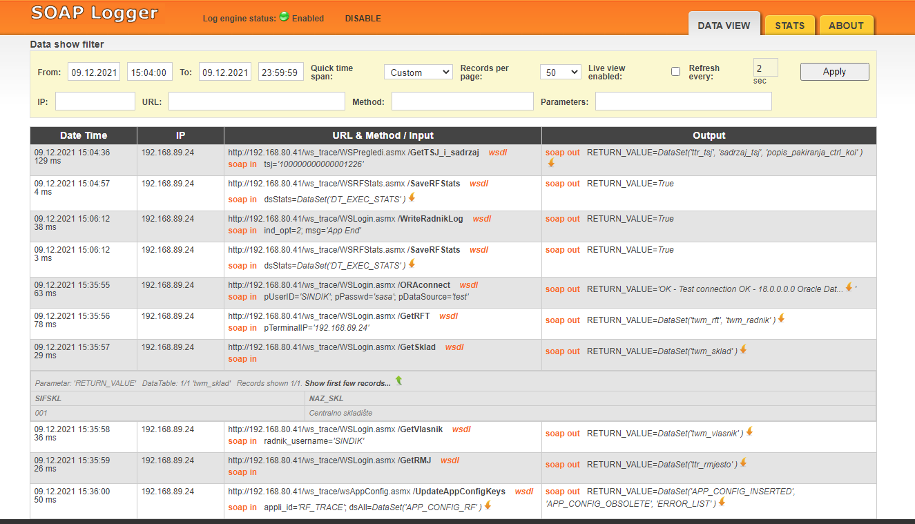 SoapMonitor Screenshots